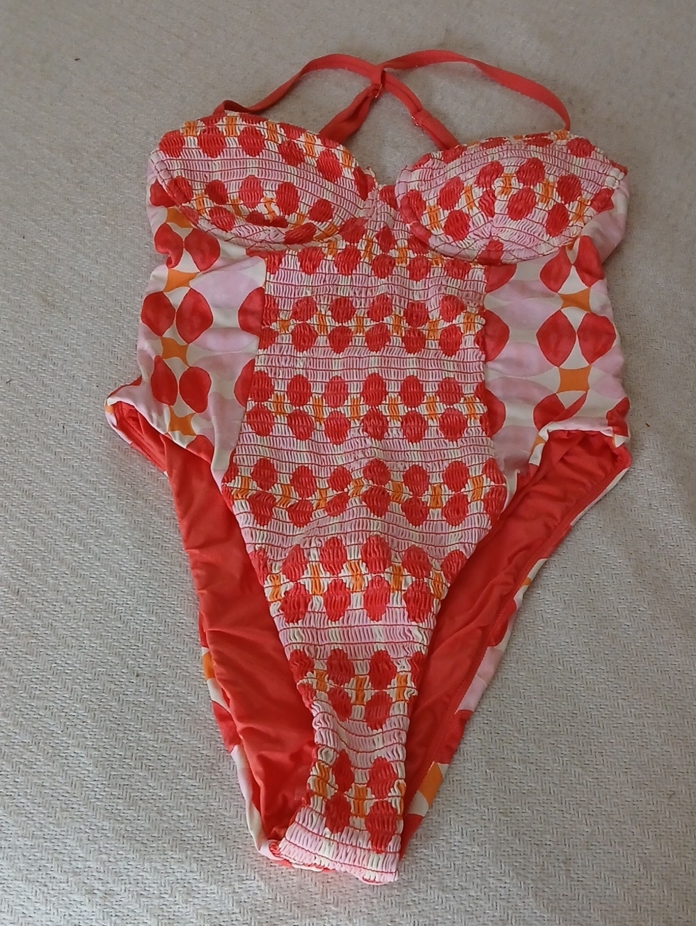 Anthropologie Maeve Jodie Belted One-Piece Swimsuit